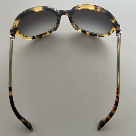 Prada PR 09VS-F 7S00A7 Round Havana Brown Tortoise Sunglasses - Picture 2 of 9